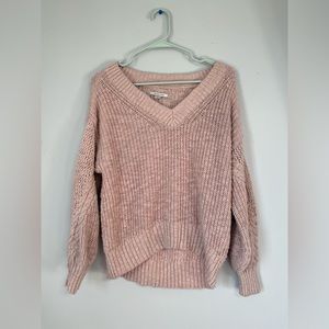 American eagle pink sweater